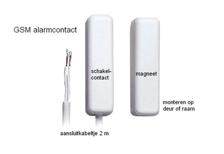GSM Alarmcontact- magneetcontact
