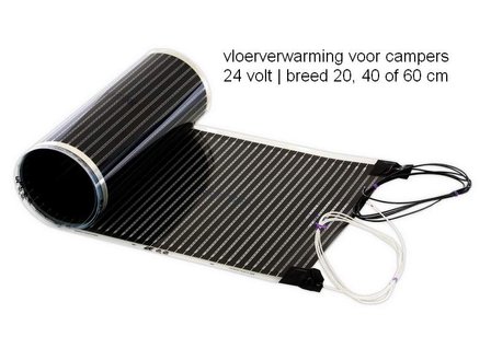 Camper-vloerverwarming Folie-24V