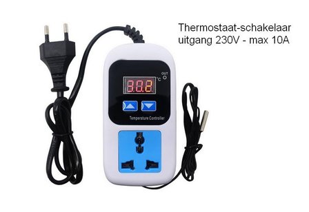 Thermostaat-schakelaar 230 Volt |KT-3008