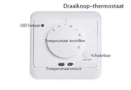 Draaiknop-thermostaat TLY-10