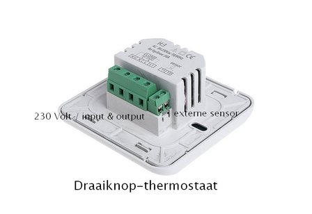 Draaiknop-thermostaat