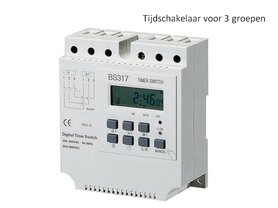 Tijdschakelaar 3 groepen | BS-317