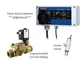 Vijver bijvulsysteem | 3000-15mm-Stuurkabel+Spoel