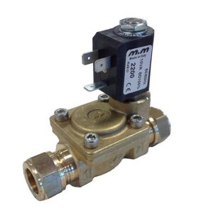 Elektrische waterklep - 15mm knelkoppeling