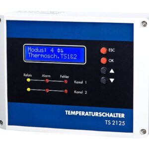Temperatuur-schakelaar 2 sensors | TS-2125 + 2x TS1